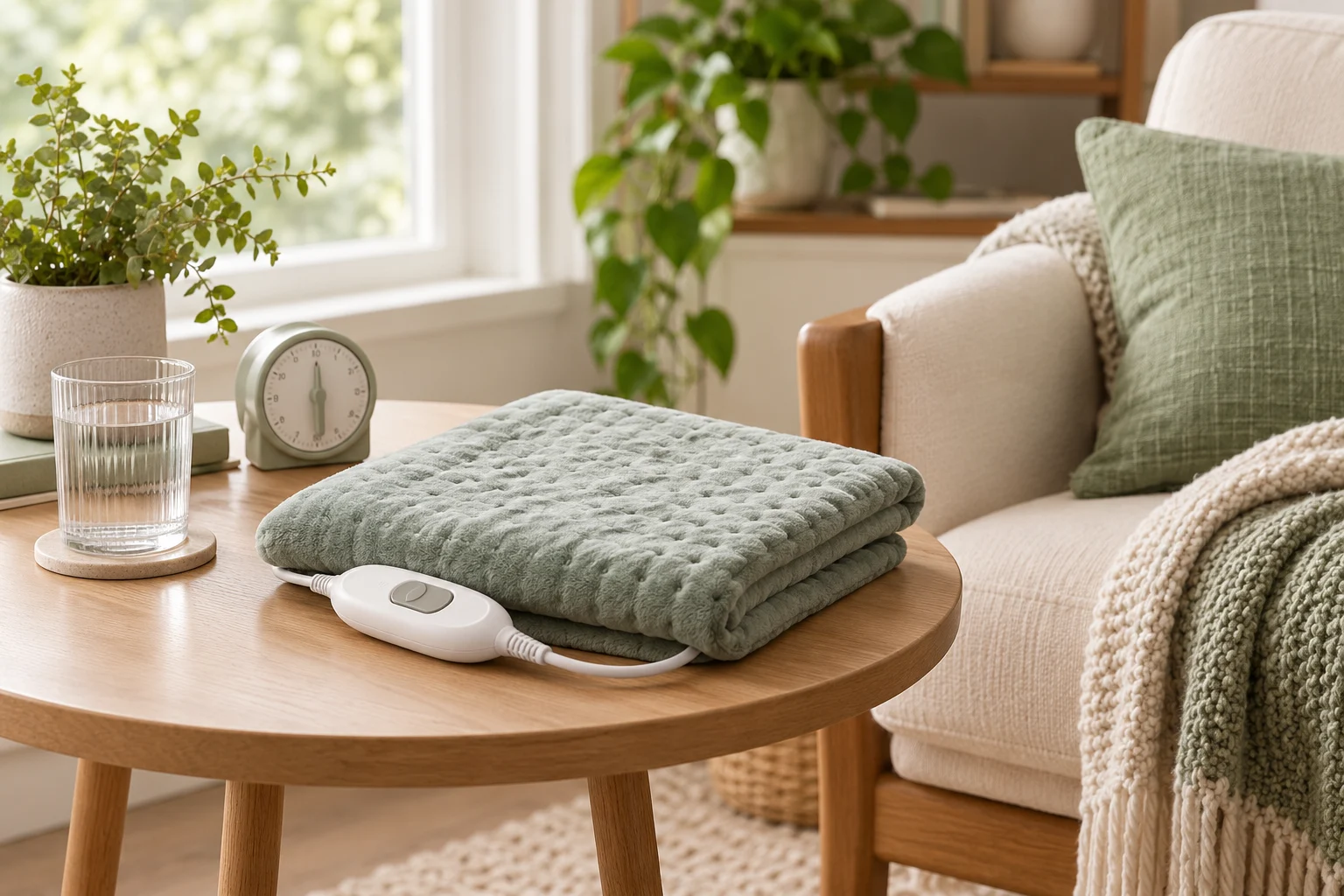 A Heating Pad Pre-Use Safety Check: Cord, Cover, Controls, and Skin