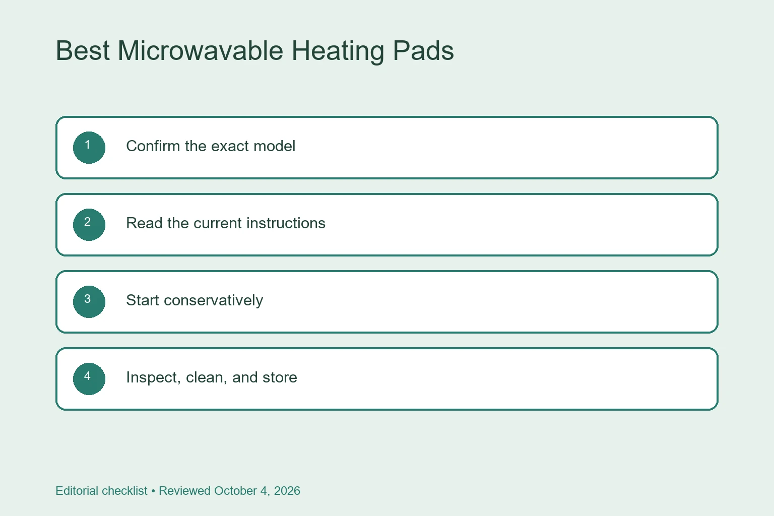 Best Microwavable Heating Pads: Materials, Timing, and Safe Use buying and safety checklist