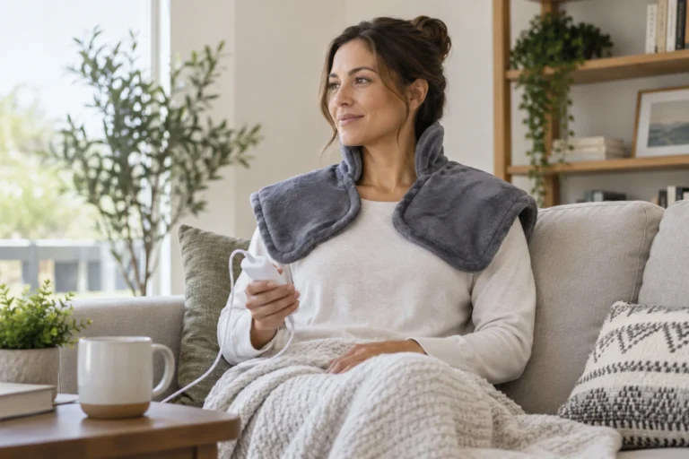 Heating Pads for Neck and Shoulder Pain: Shape, Fit, and Safety